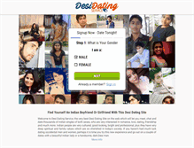 Tablet Screenshot of desidatingservice.com